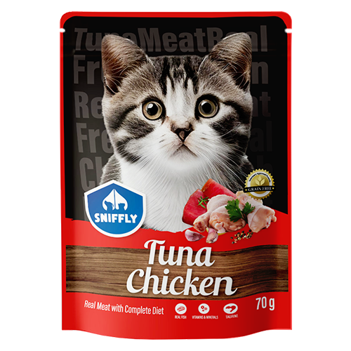 Sniffly Cat Tuna Chicken Pouch