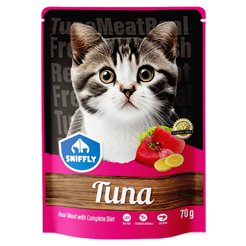 Sniffly Cat Tuna Pouch