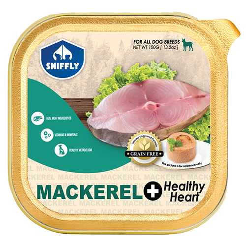 Sniffly Dog Tray Mackerel 100g