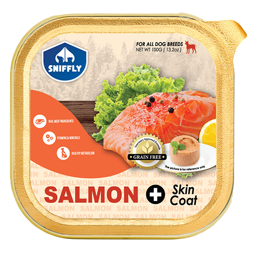 Sniffly Dog Tray Salmon 100g