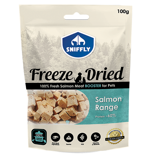 Sniffly Freeze-Dried Salmon Dice