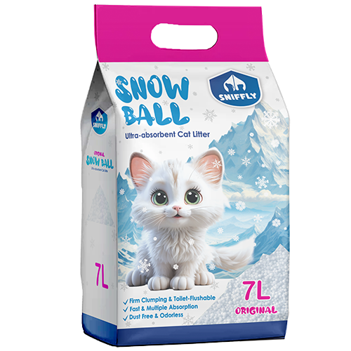 Sniffly Snow Ball Cat Litter Original