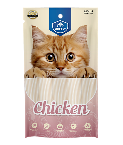 Sniffly Cat Stick Chicken
