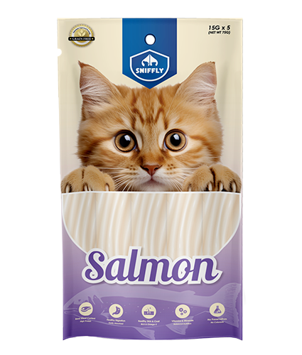 Sniffly Cat Stick Salmon