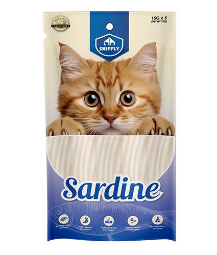 Sniffly Cat Stick Sardine