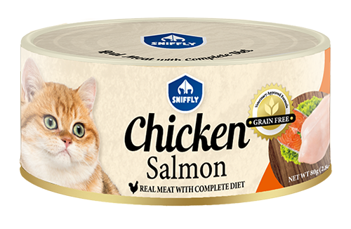 Sniffly Chicken with Salmon (Chicken Based)