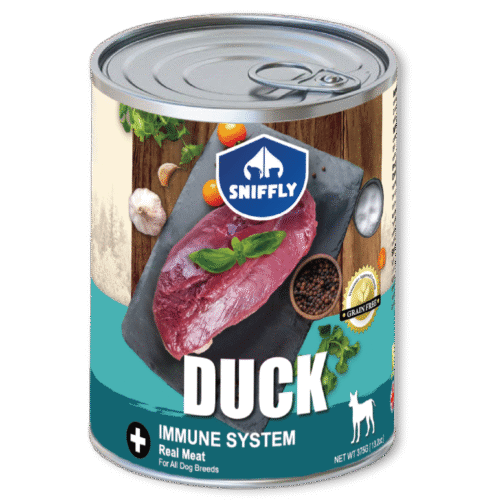 Sniffly GF Dog Duck Canned Food 375g