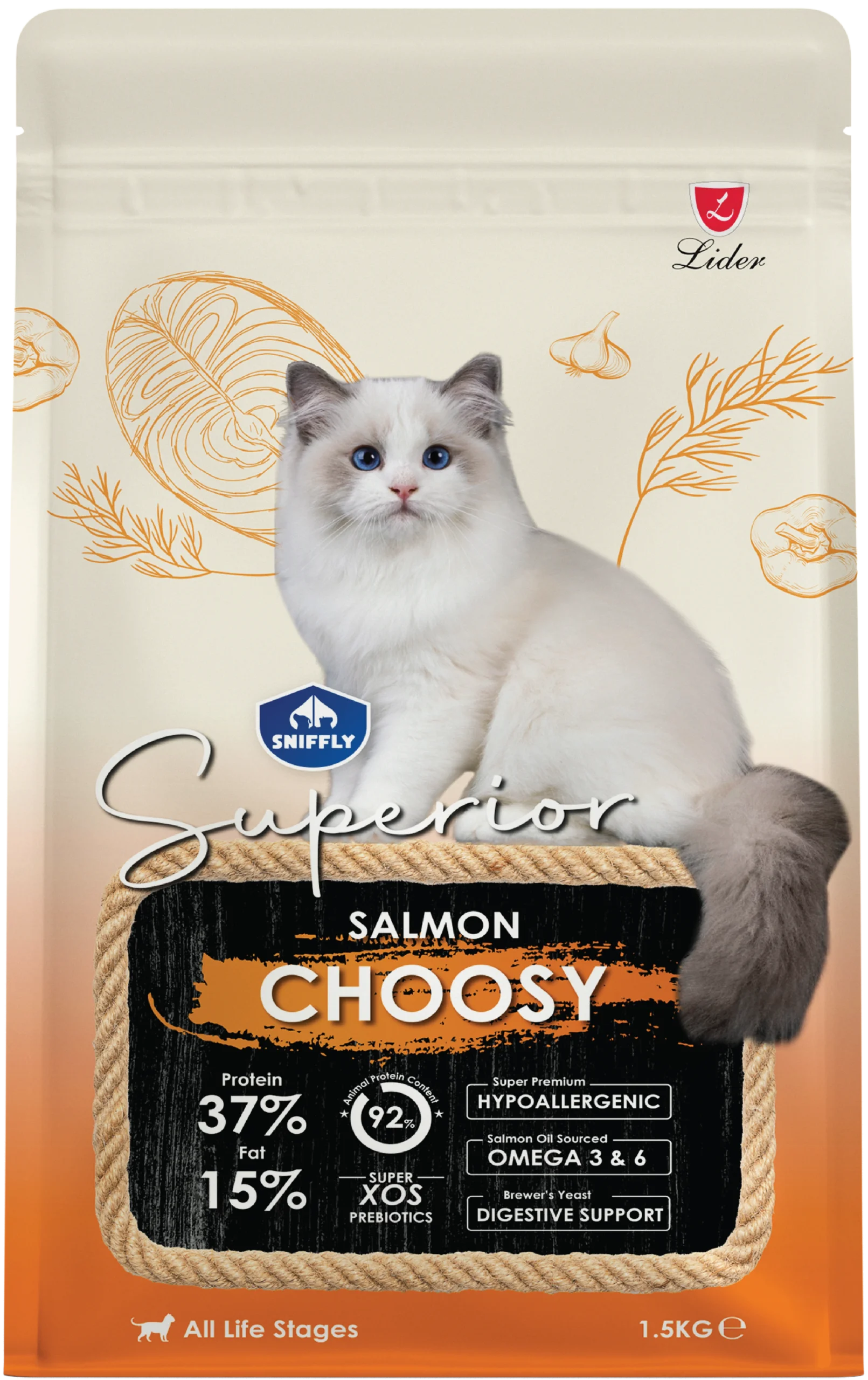 Sniffly Superior Cat Food Choosy (Salmon)