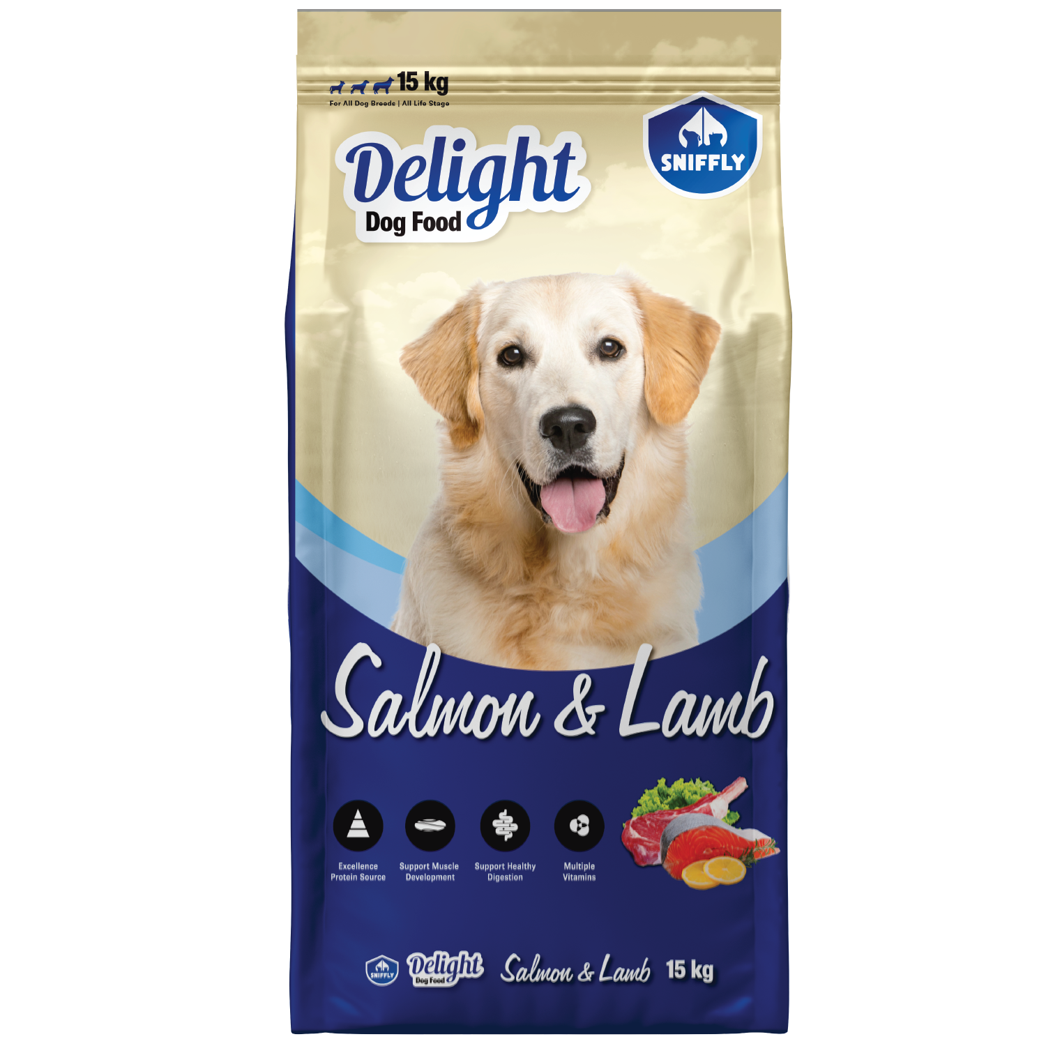 Sniffly Delight Dog Salmon + Lamb